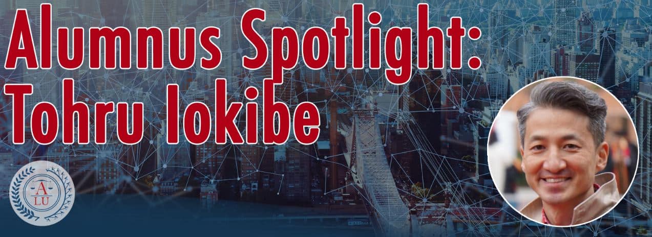 Alumnus Spotlight: Tohru Iokibe, Sony Pictures